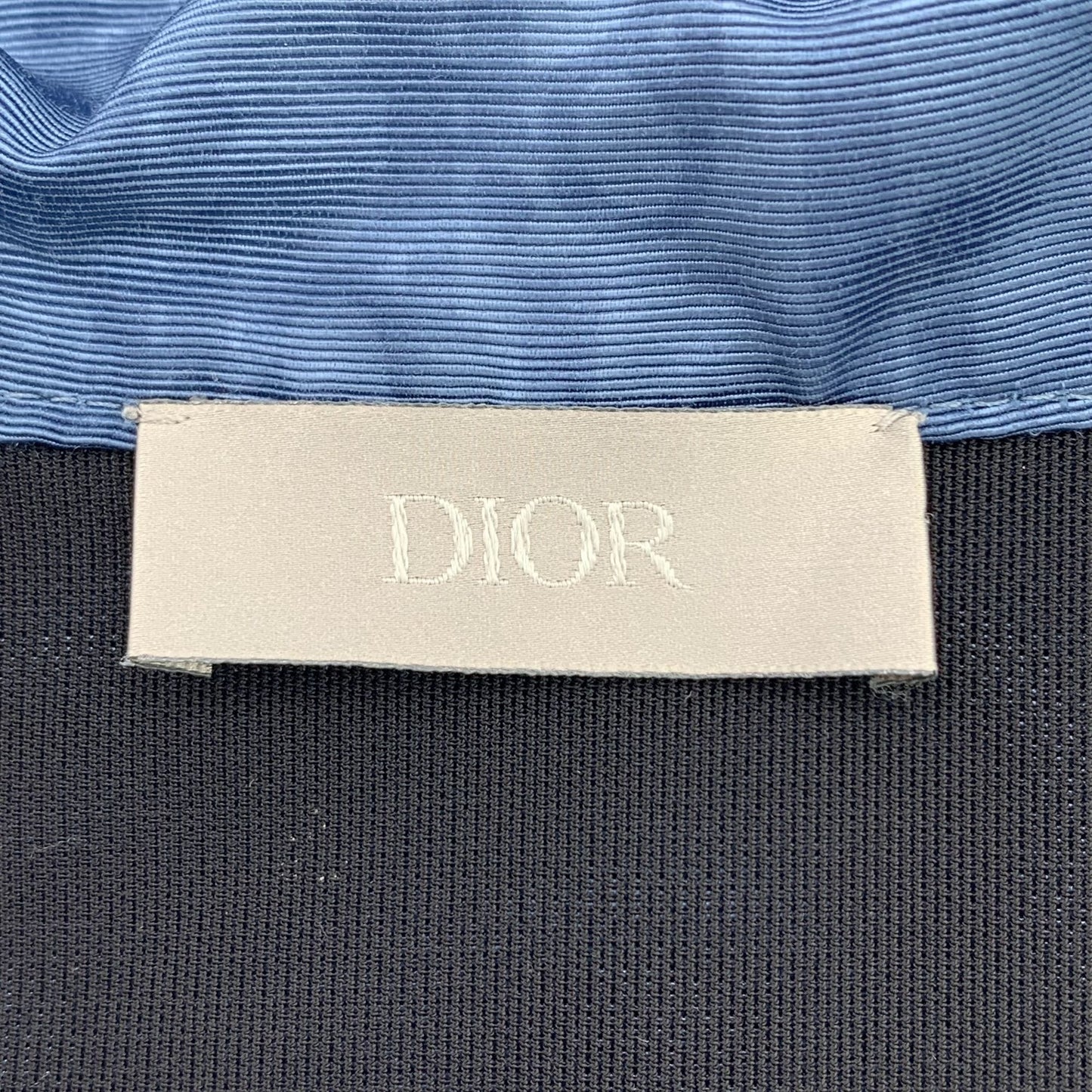 Dior Blue Logo Anorak Hoodie Jacket XS