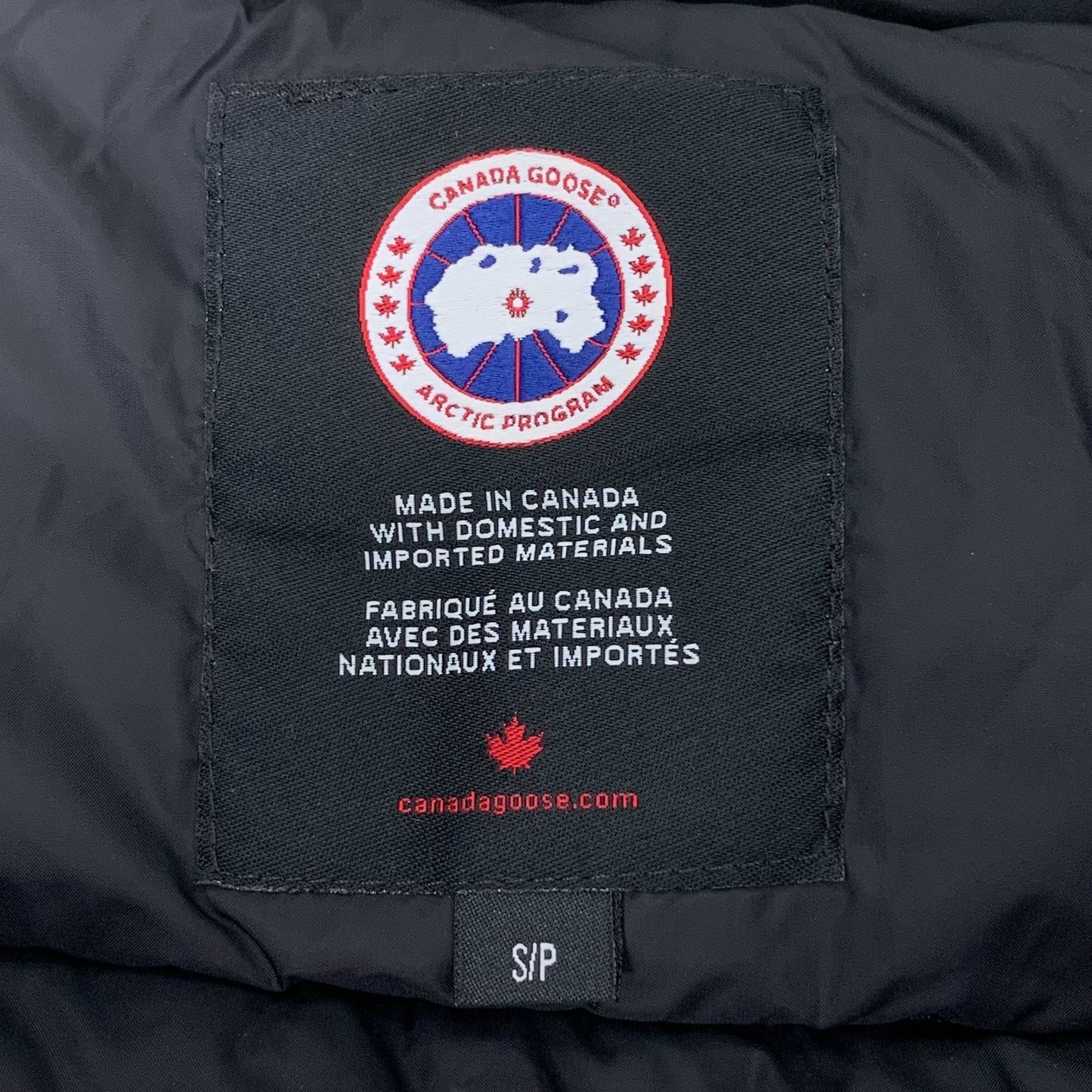 Canada Goose Black Logo Patch Down Vest (Size S)