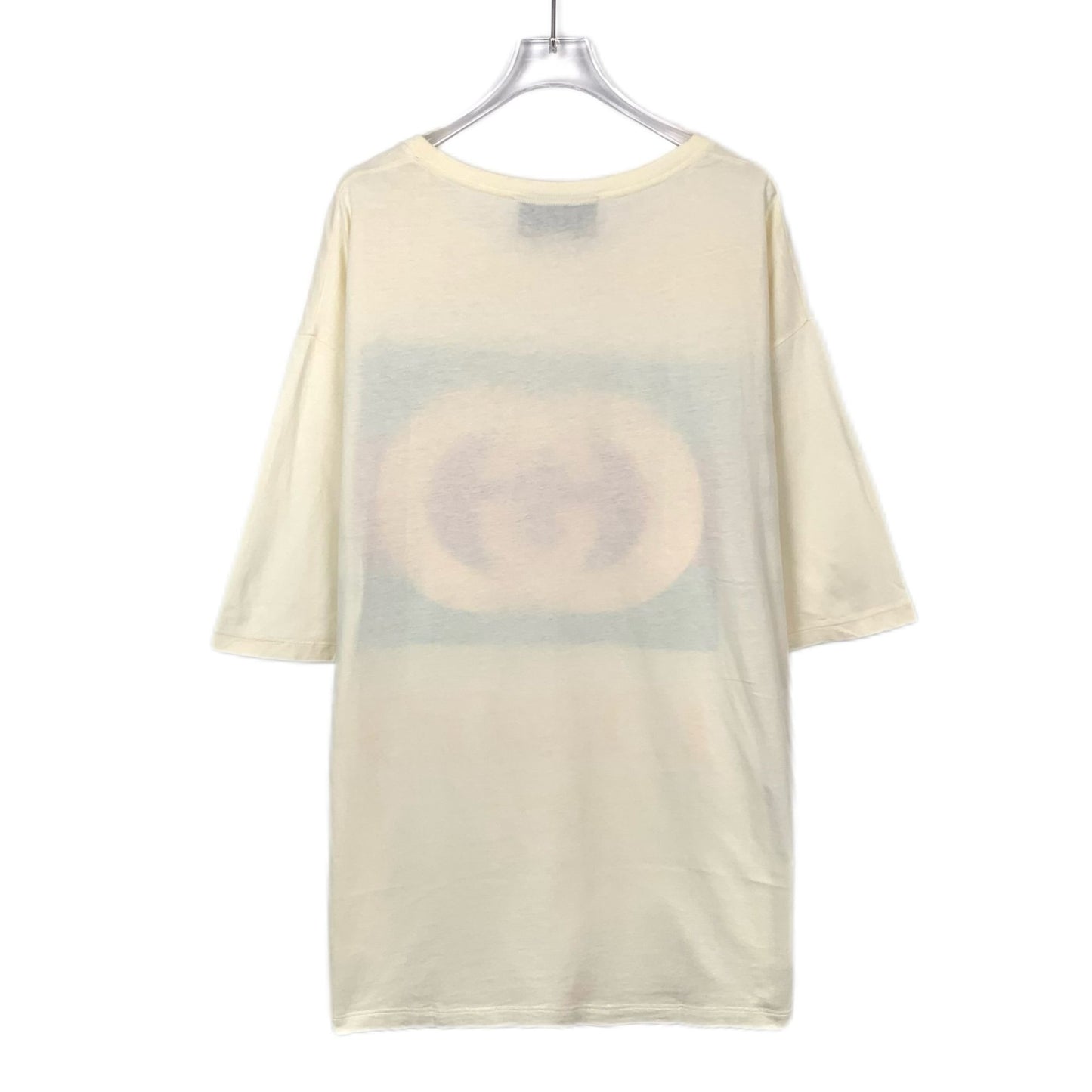 Gucci Off-White Logo Print Cotton Crewneck T-Shirt (Size XXS)