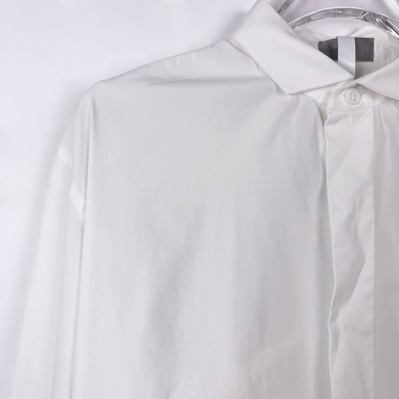 Dior White Long Sleeve Cotton Blend Shirt Size 40