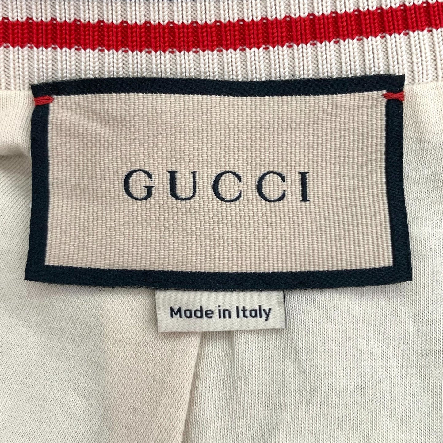 Gucci XS Double G Print Jacket Beige & Burgundy