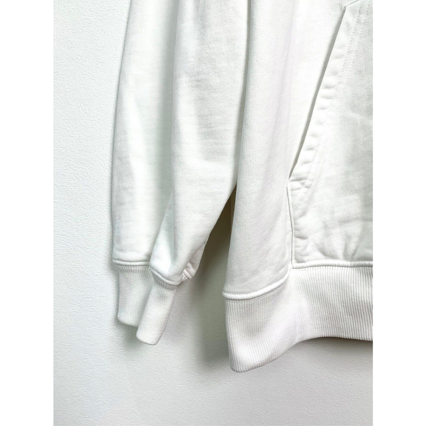 Balenciaga White Kering Hoodie Medium Size Unisex Cotton Blend Long Sleeve Pullover