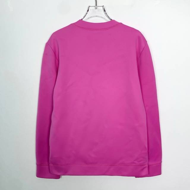 Fendi Womens Pink Monster Eyes Sweatshirt Round Neck Long Sleeve Size 42