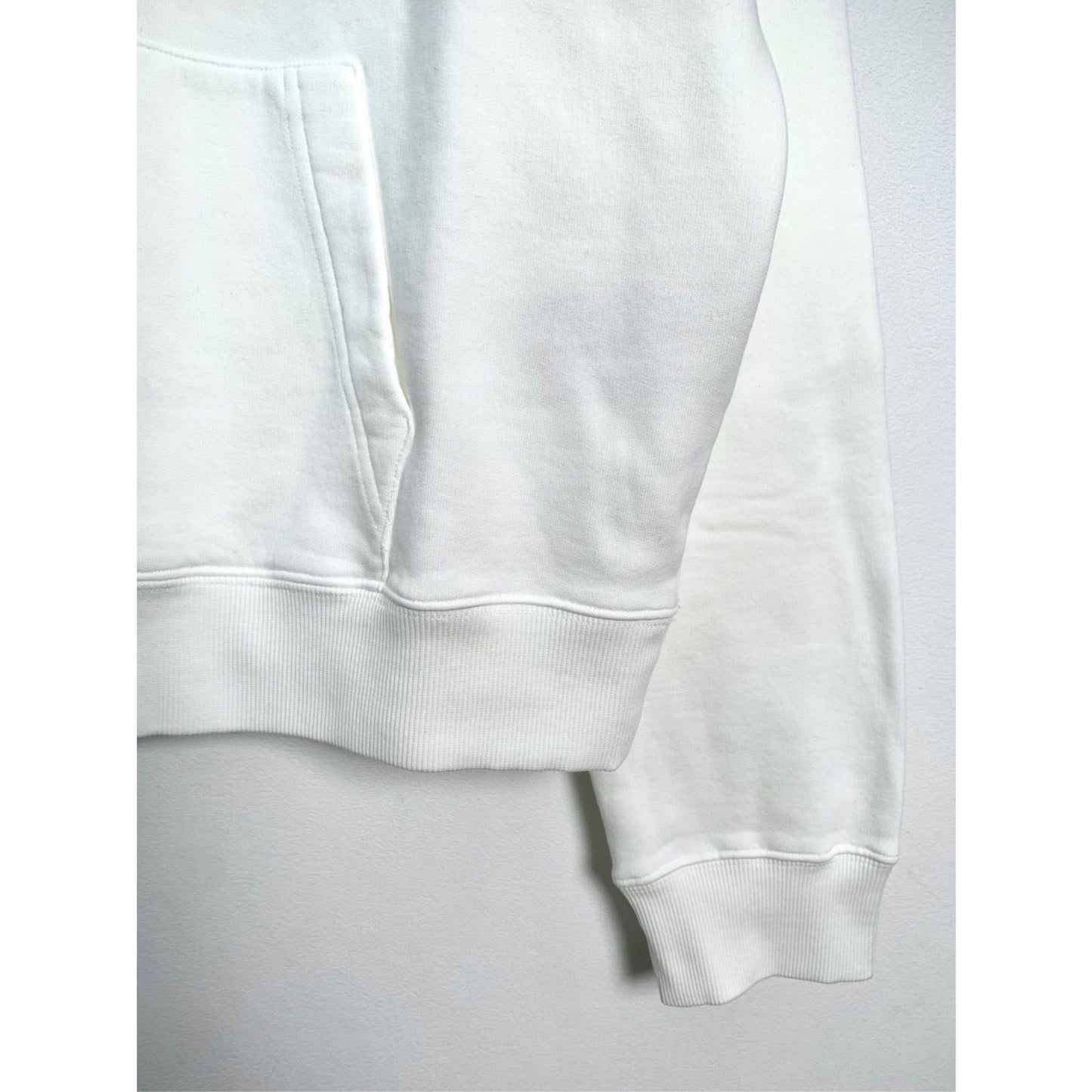 Dior X Travis Scott Co-Branded Logo Print White Hoodie L