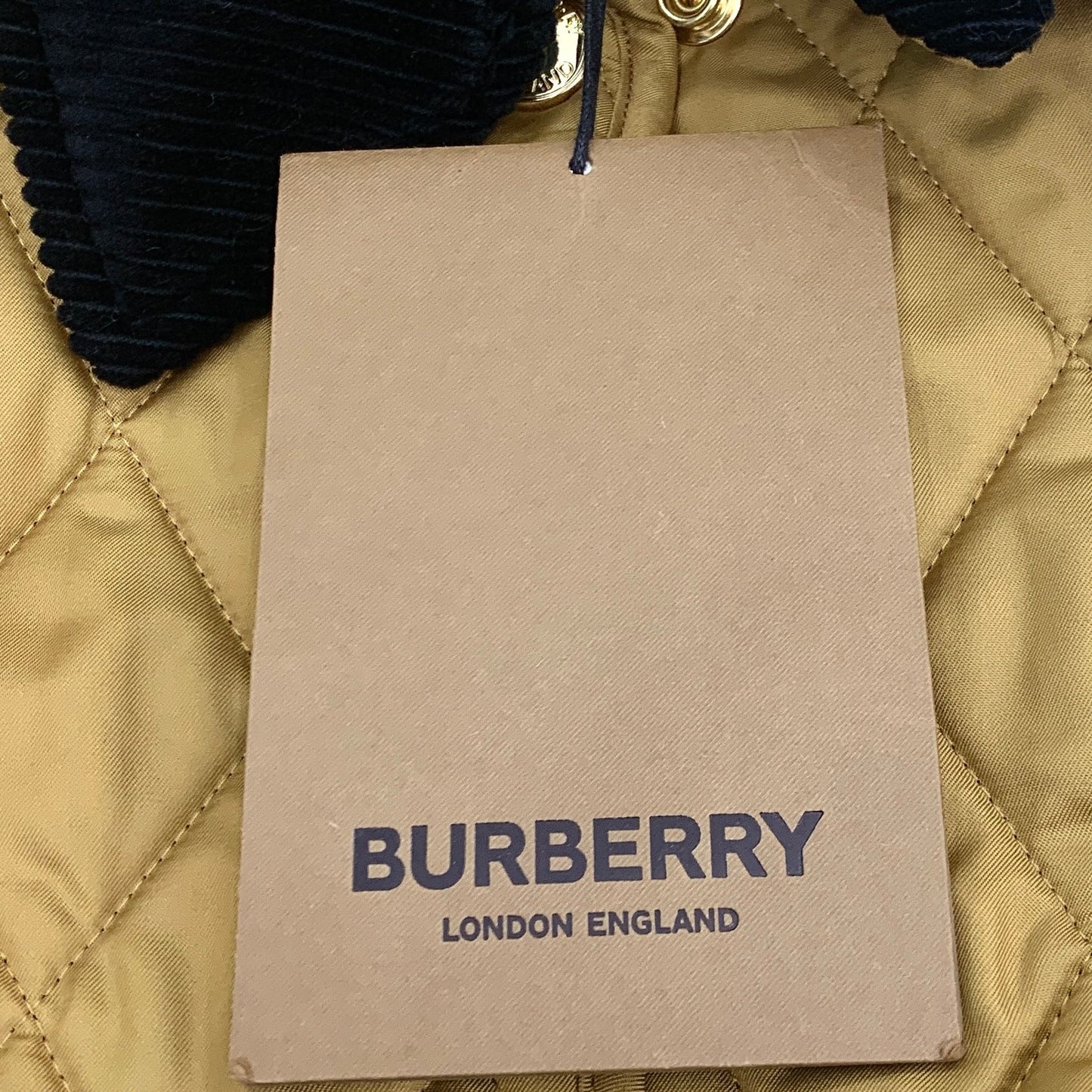 Burberry Brown Diamond Check Waist-Fit Single-Breasted Cotton Coat (Size XXS)