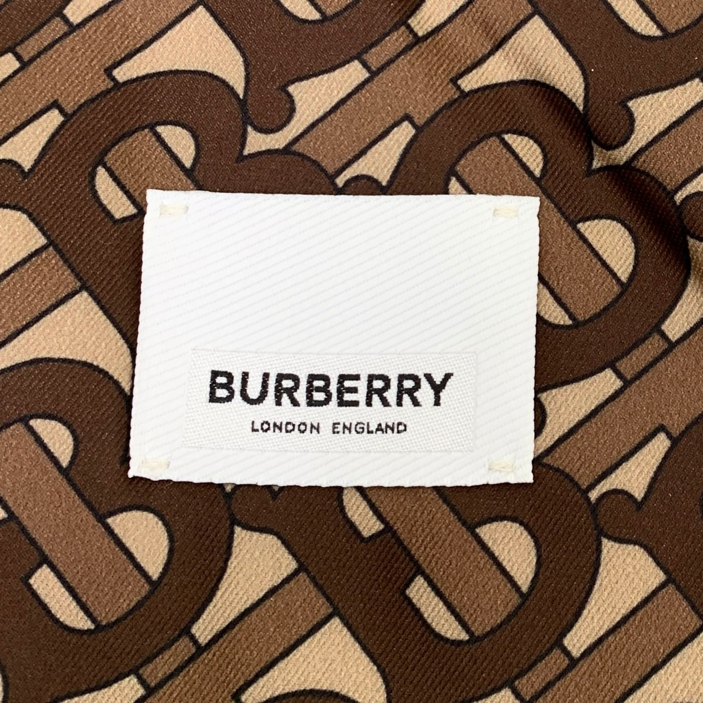 Burberry Brown Diamond Check Waist-Fit Single-Breasted Cotton Coat (Size XXS)