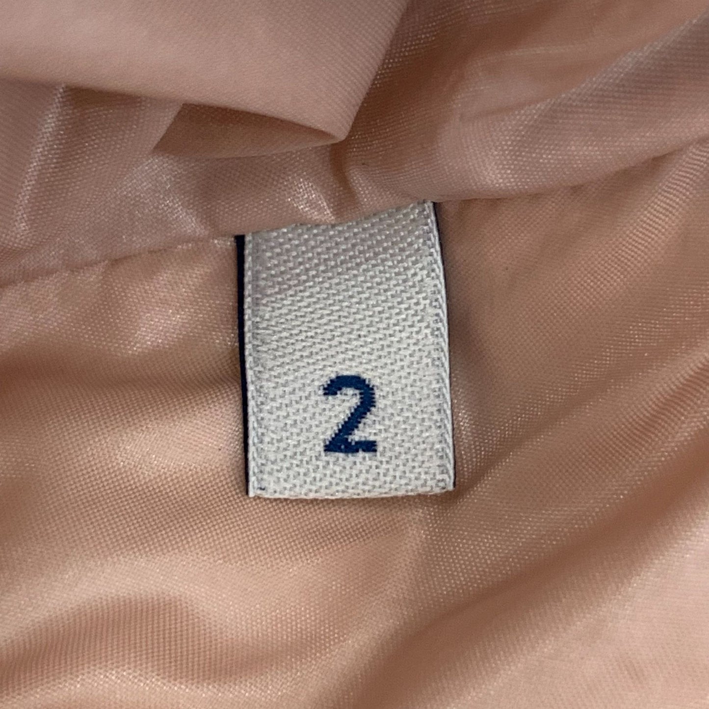 Moncler Pink Logo-Patch Zip-Up Down Jacket (Size 2)