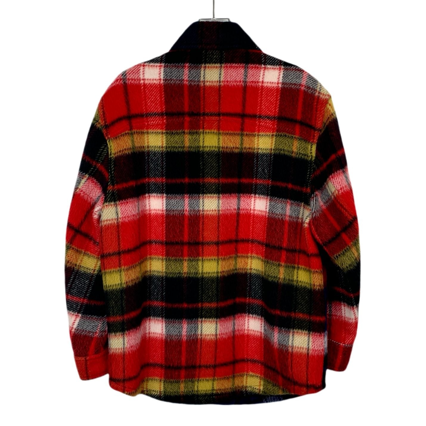 Burberry Color-Block Checkered Single-Breasted Shirt Jacket (Size S)