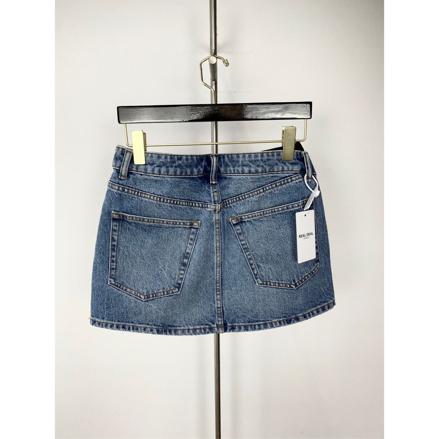 Alexander Wang Womens Irregular Denim Bikini Skirt