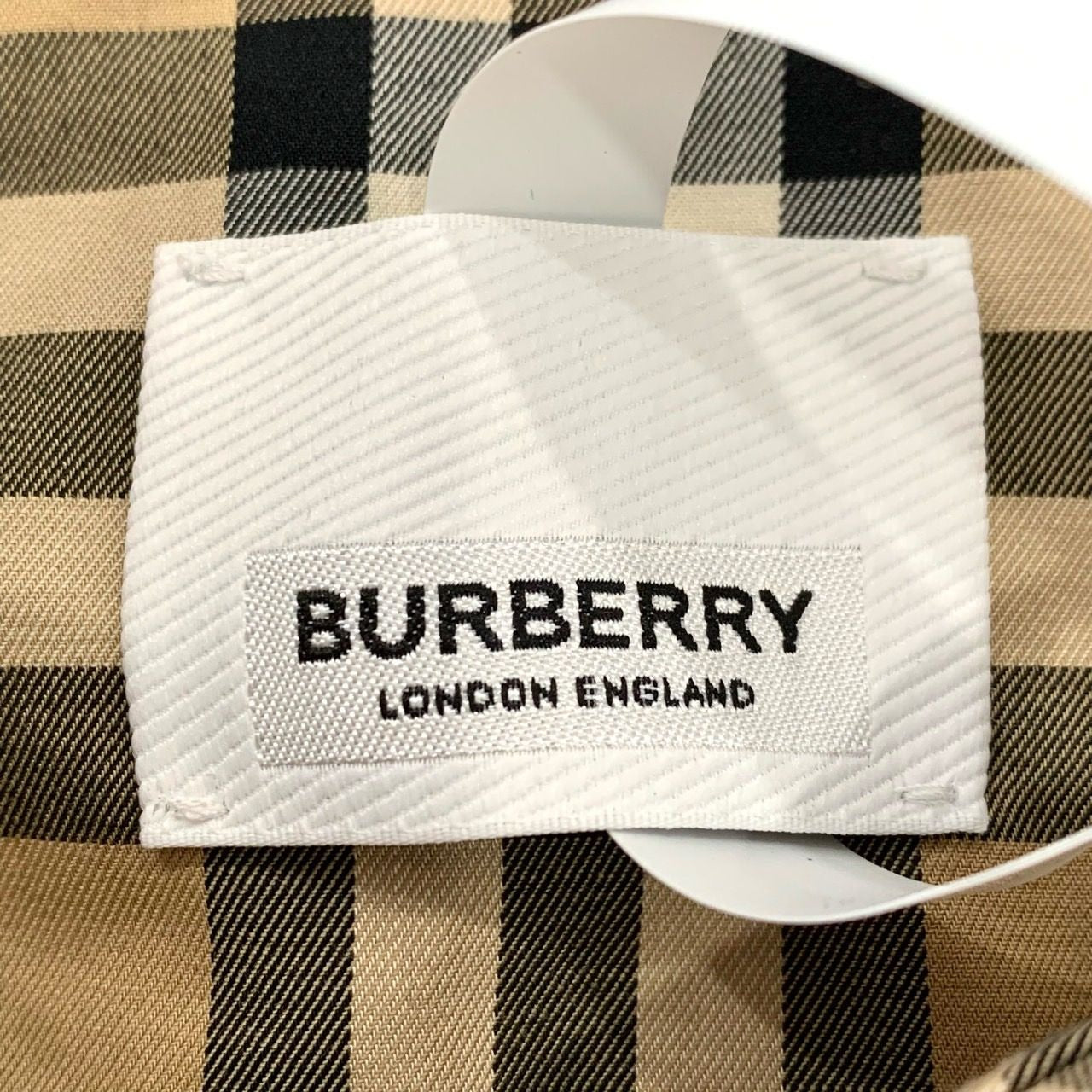 Burberry Classic Checked Long Sleeve Shirt Cotton Size 38 Original