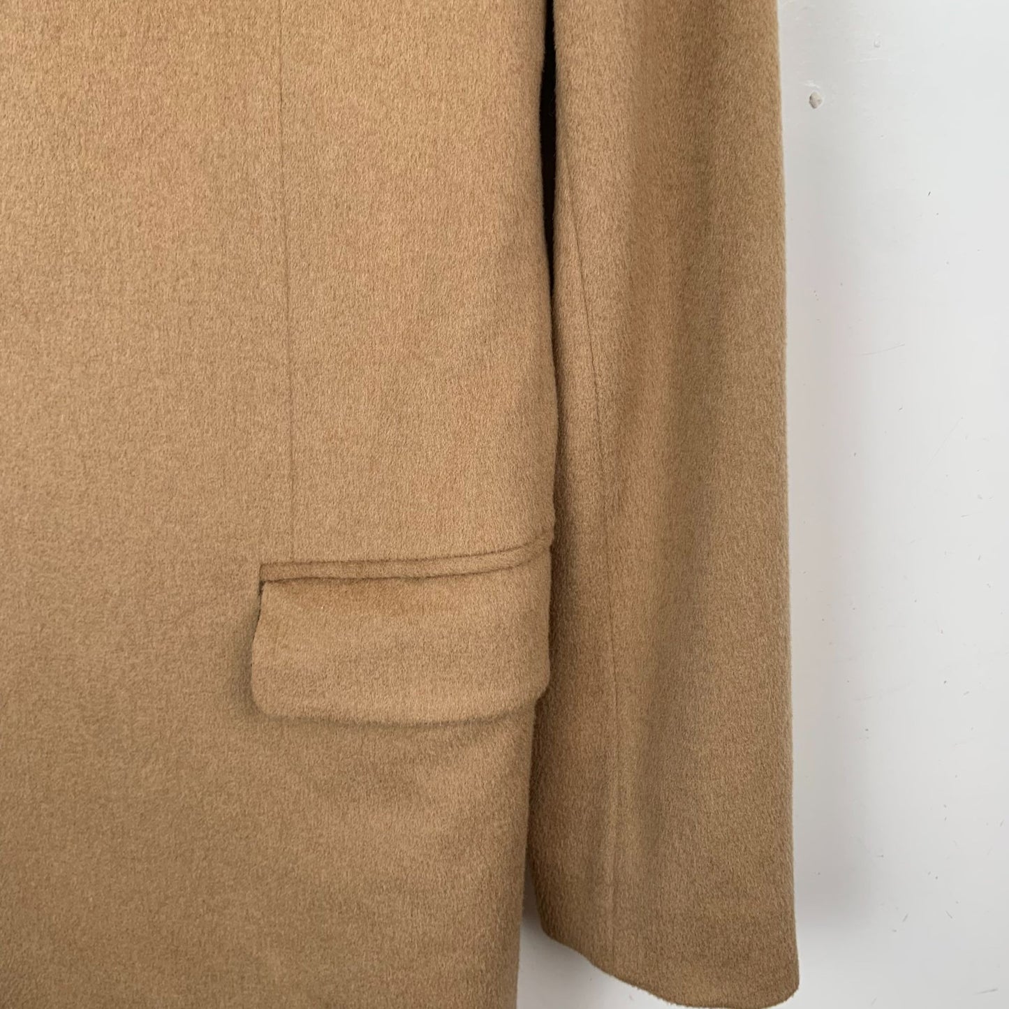 Dior Brown Camel Wool Suit Coat (Size L)