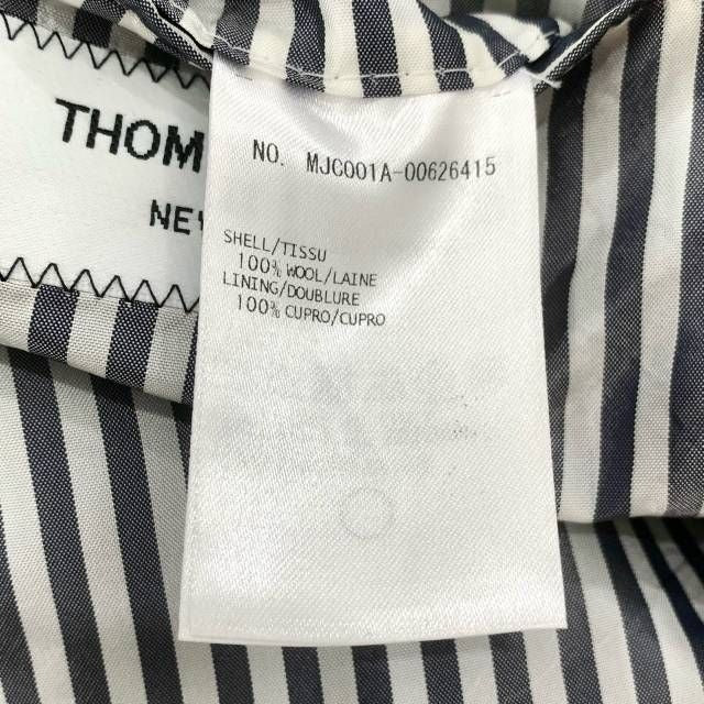 Thom Browne Single-Breasted Wool Suit Jacket Black Size 2 Medium