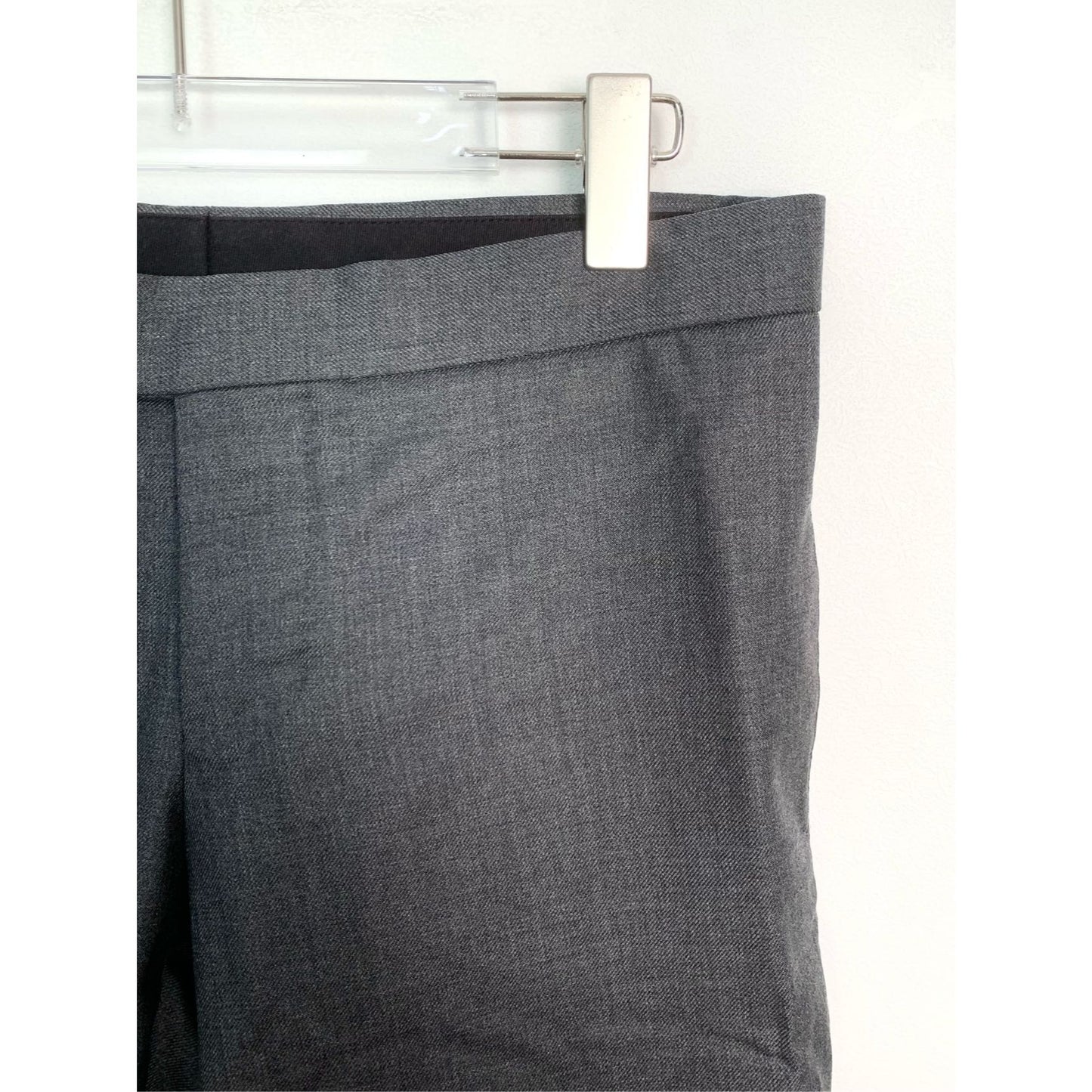 Thom Browne Mens Grey Wool Cuffed Dress Shorts Size 1