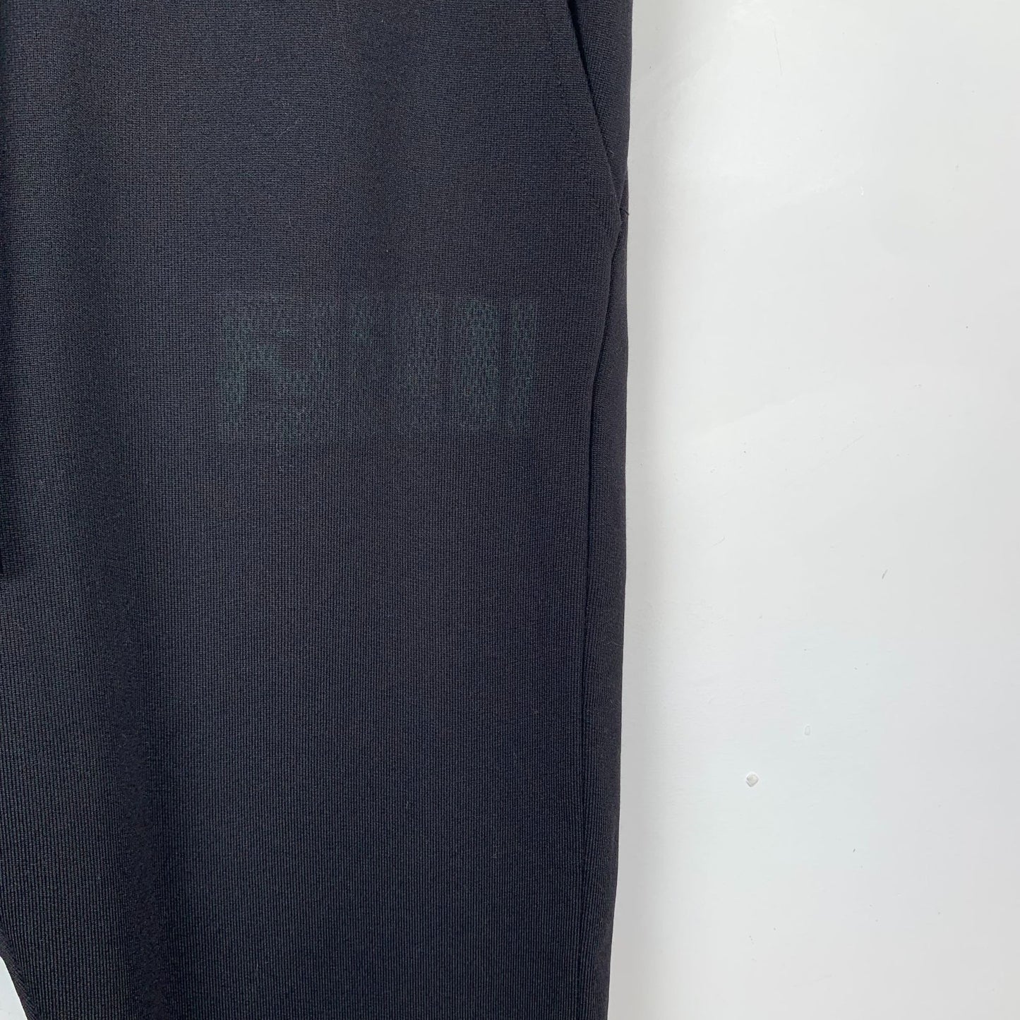 Fendi Mens Black Drawstring Logo Sweatpants Size 46 Made In Italy