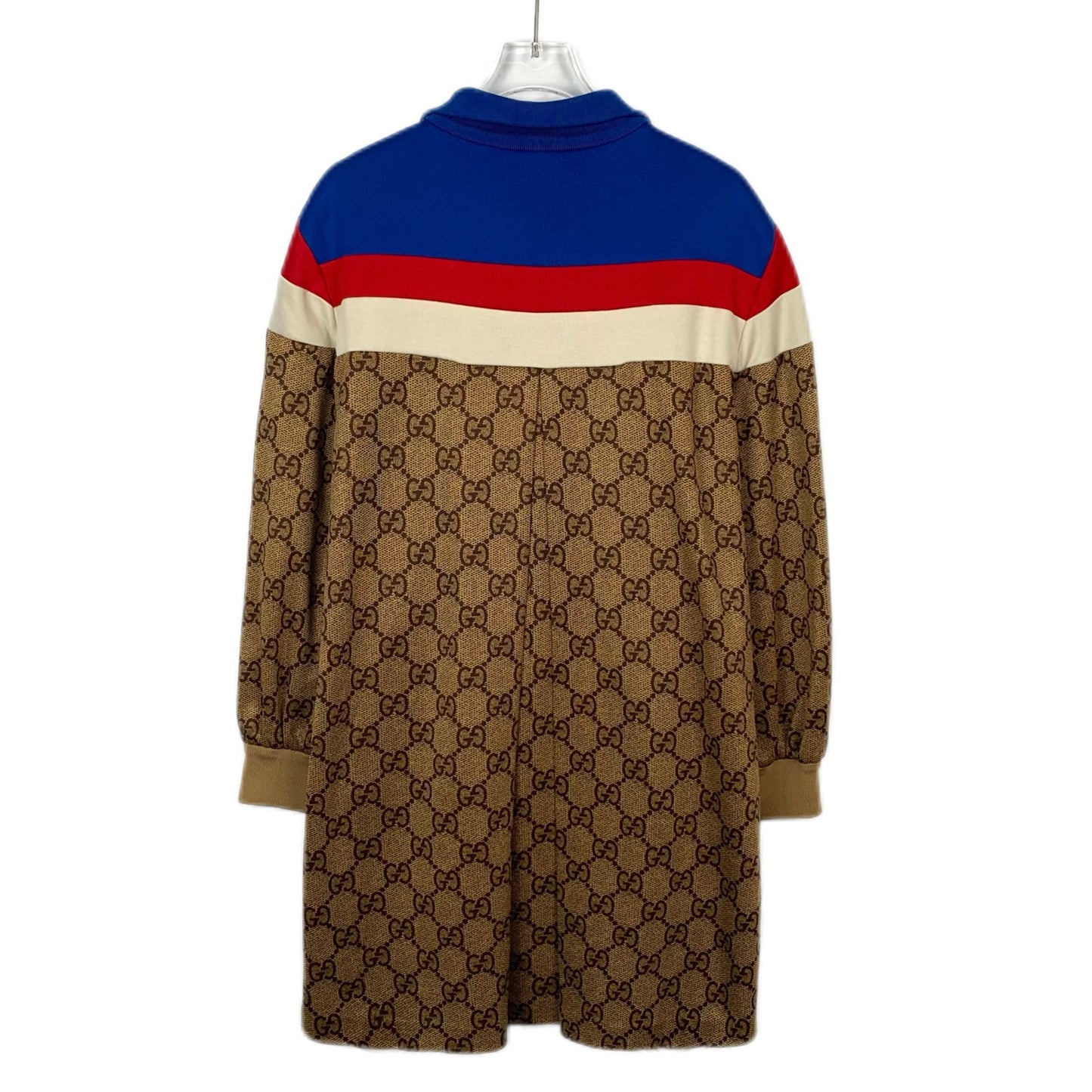 Gucci Color-Block Logo Monogram Zip-Up Dress (Size S)