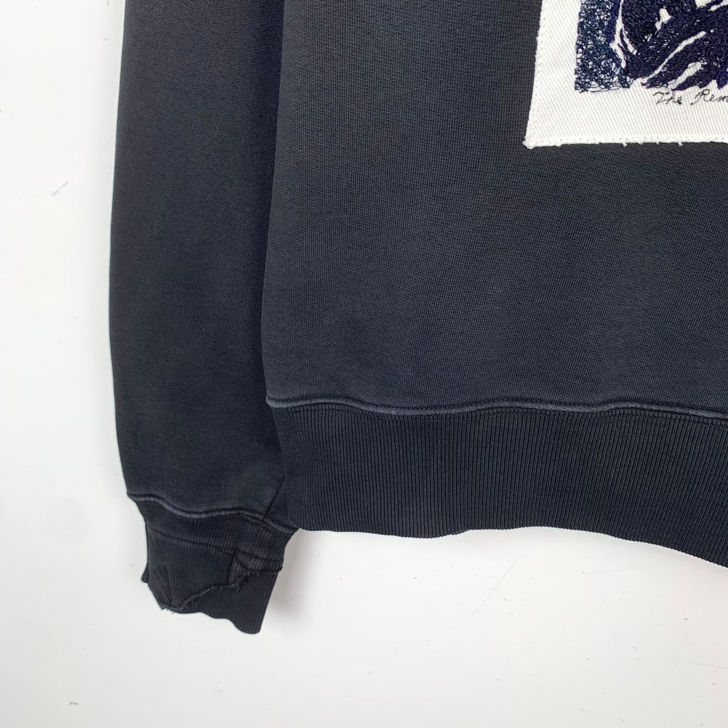 Dior Black Graphic Print Cotton Crewneck Sweatshirt (Size M)