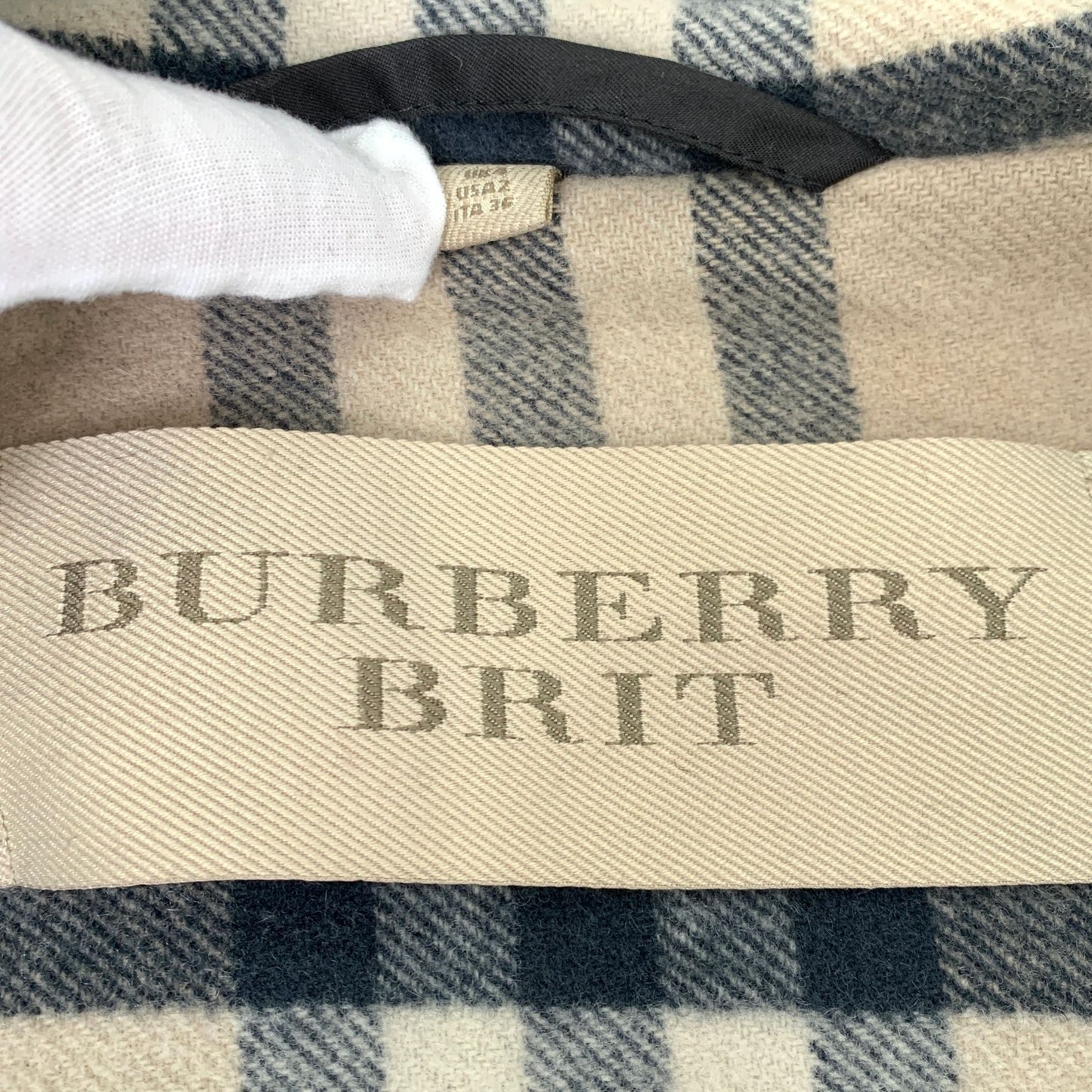 Burberry Black Wool Hooded Toggle Coat (Size XS)