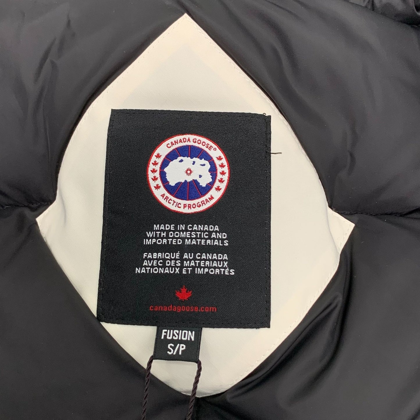 Canada Goose Expedition White Logo-Embellished Hooded Down Jacket (Size S)